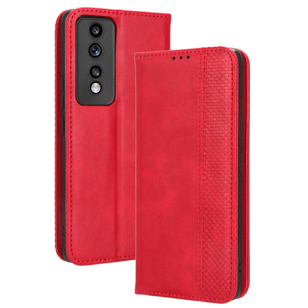 For Honor 80 GT 5G Retro Texture Phone Wallet Case PU Leather Stand Protective Phone Cover For Honor 80 GT 5G Retro Texture Phone Wallet Case PU Leather Stand Protective Phone Cover